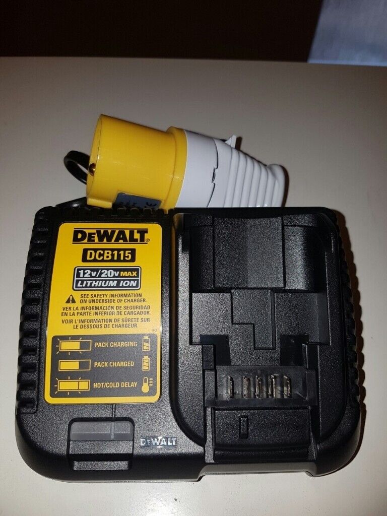 DeWalt DCB115 10.8v-12v-18v-20vXR Slim & Fast Battery Charger 110v in World 2018
