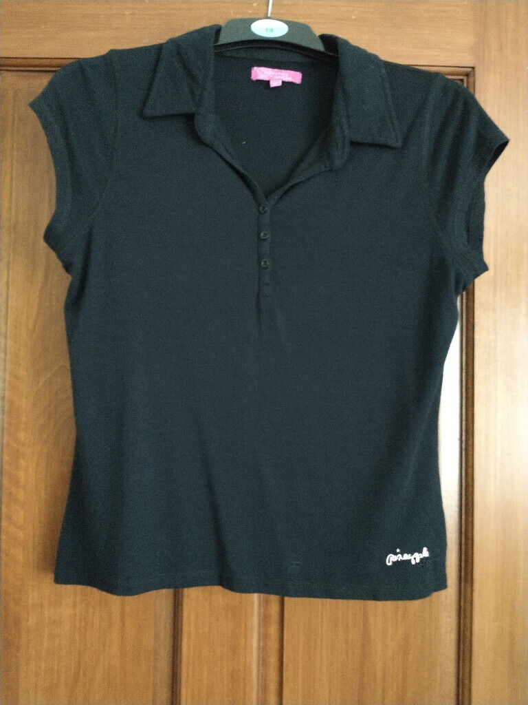 image for PINEAPPLE SPORTS/DANCE TOP. BLACK. SIZE 16. EXC. COND.