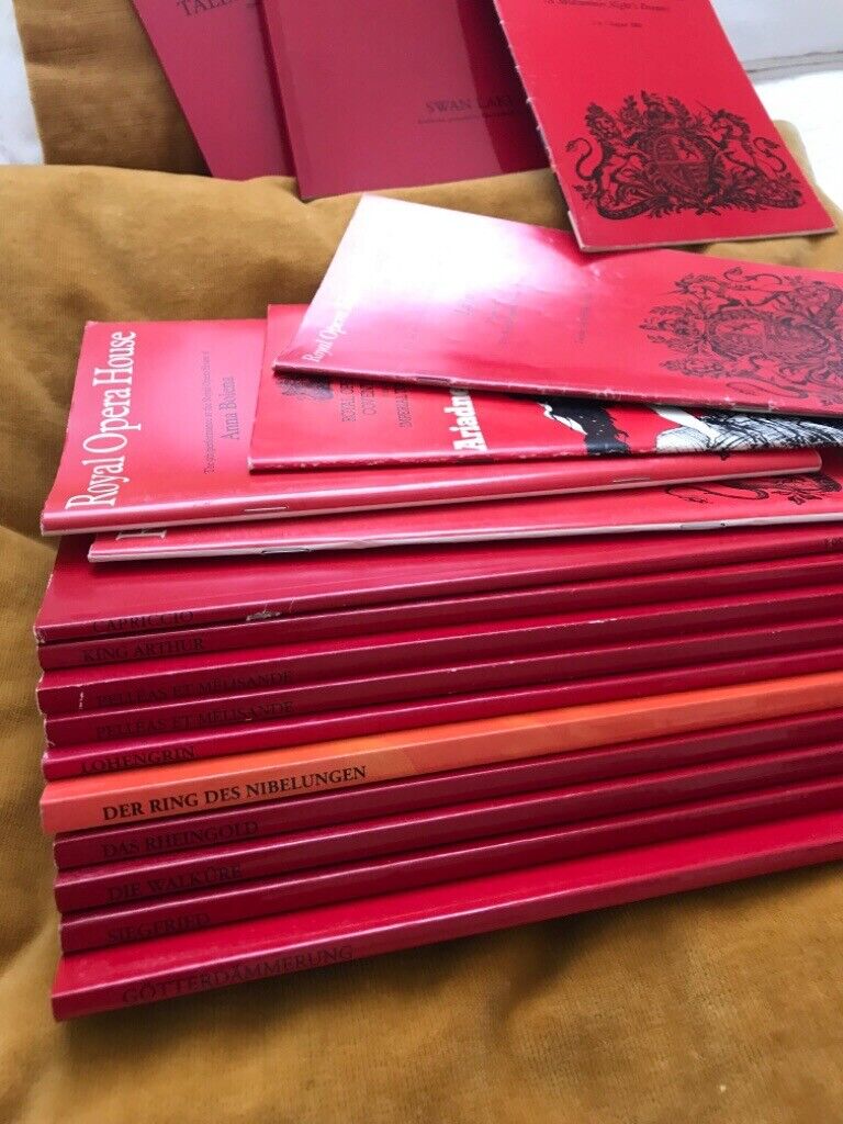 Royal Opera House Programmes-  opera & ballet
