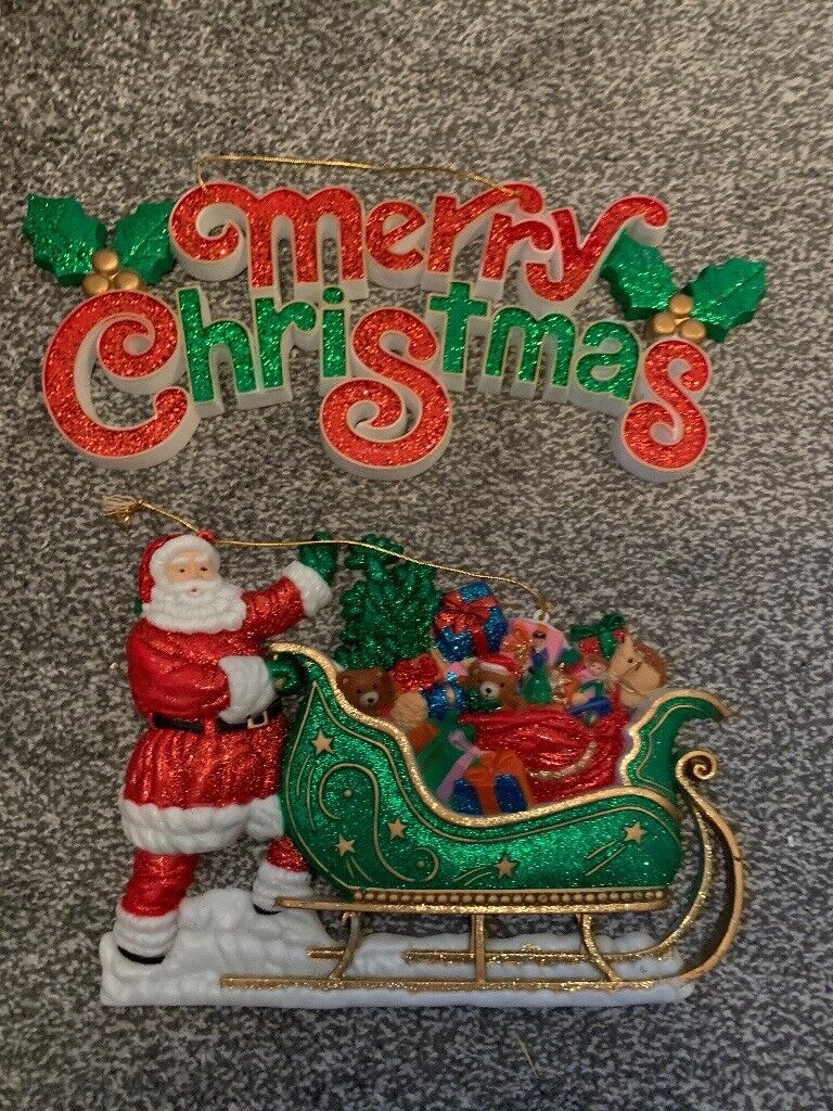 Loads of Christmas decorations some new in boxes 