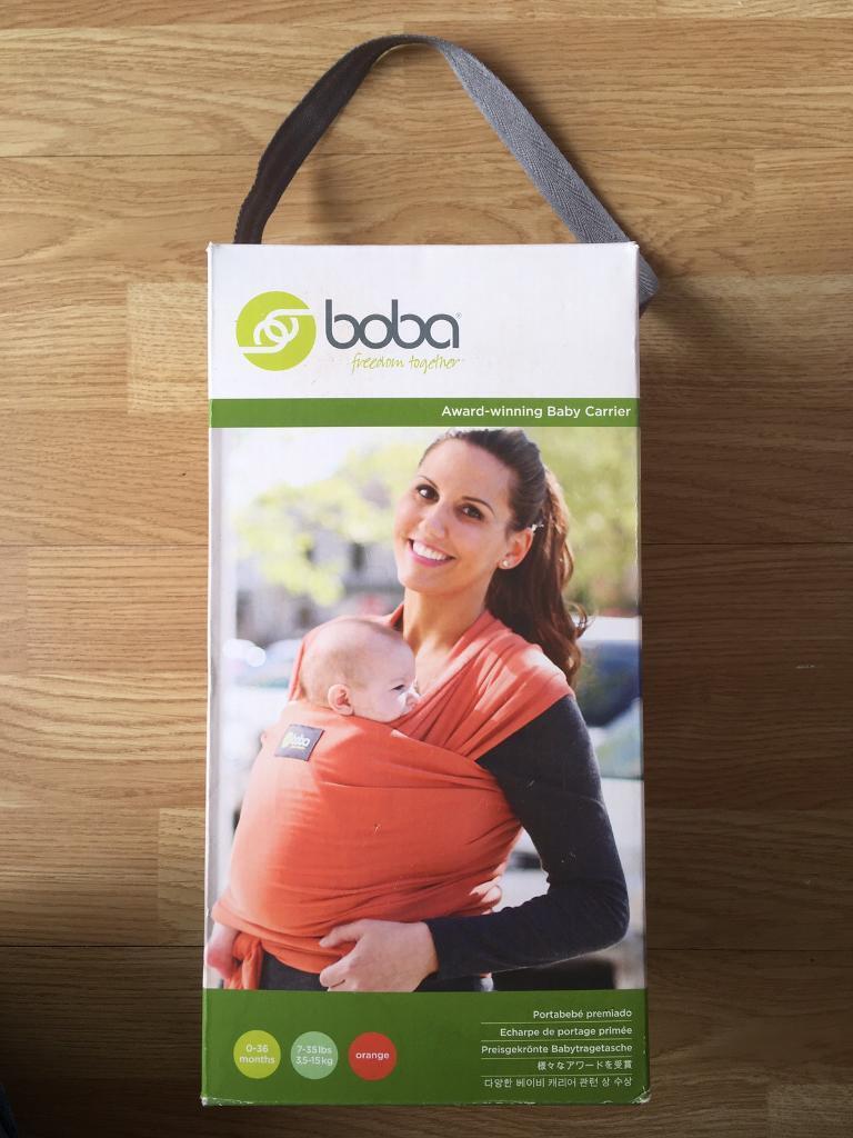 image for Boba Wrap Baby Carrier (Orange)
