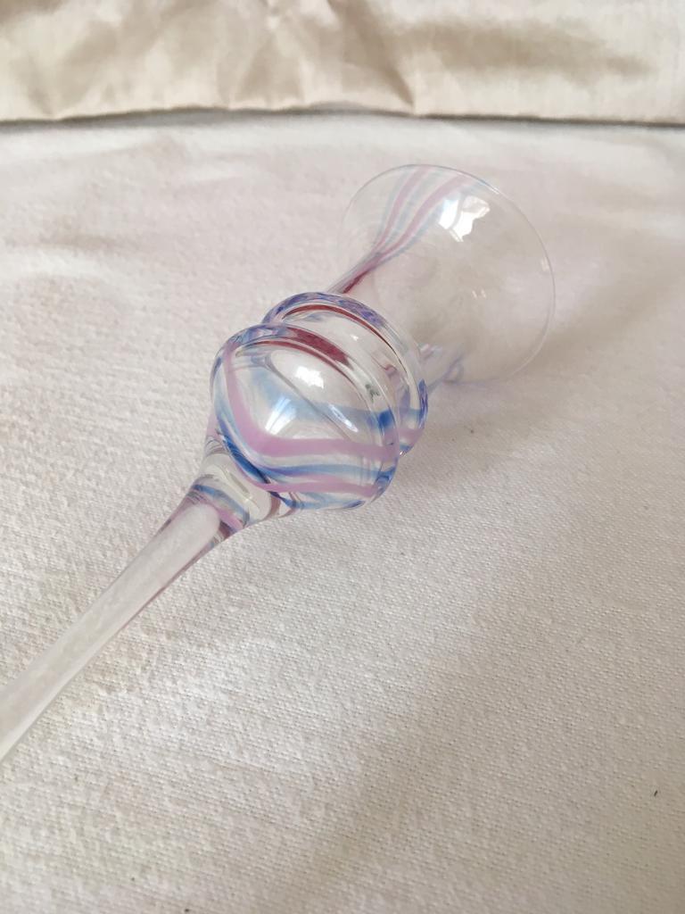 Caithness Studio Glass Handmade Lead Crystal Candle Holder