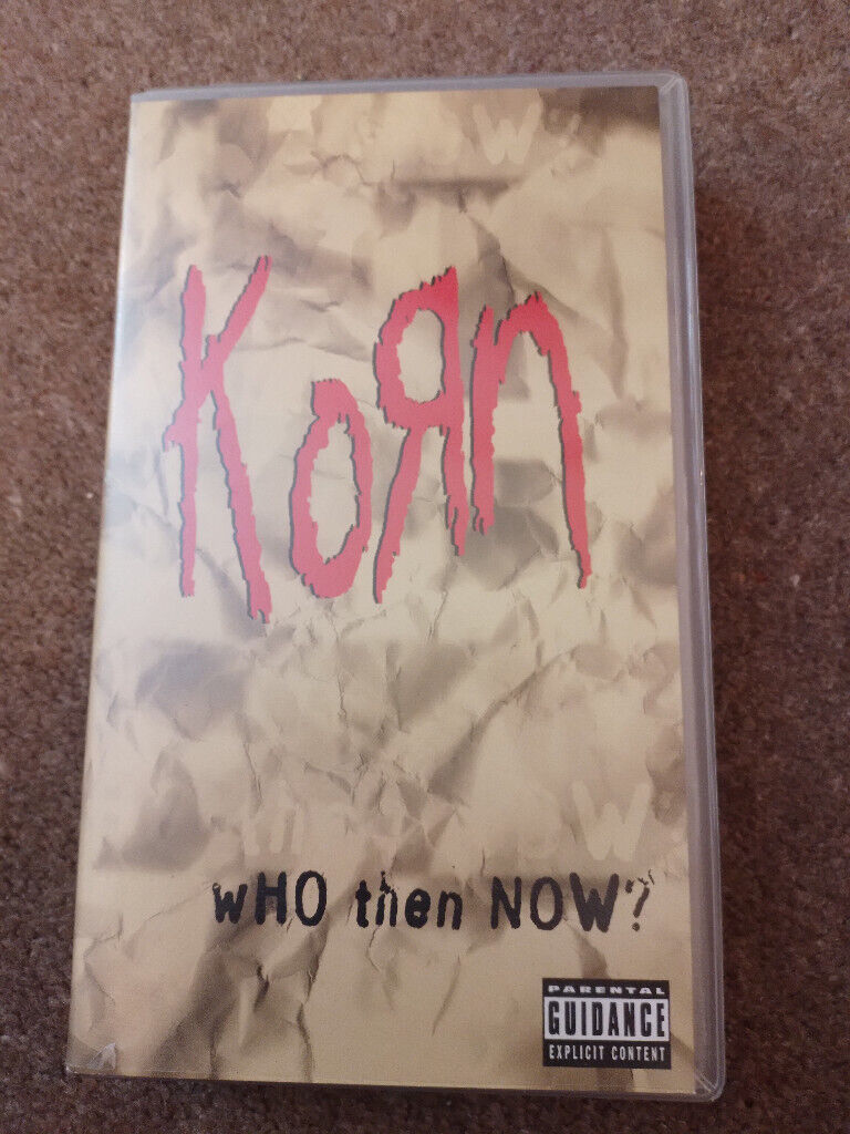 VHS MUSIC VIDEO - KORN (VINTAGE 1997) - 'WHO THEN NOW?' COLLECTIBLE ...