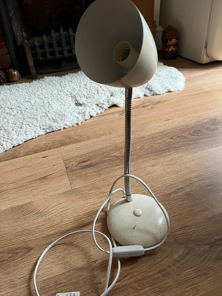 Retro heavy duty metal BHS table lamp