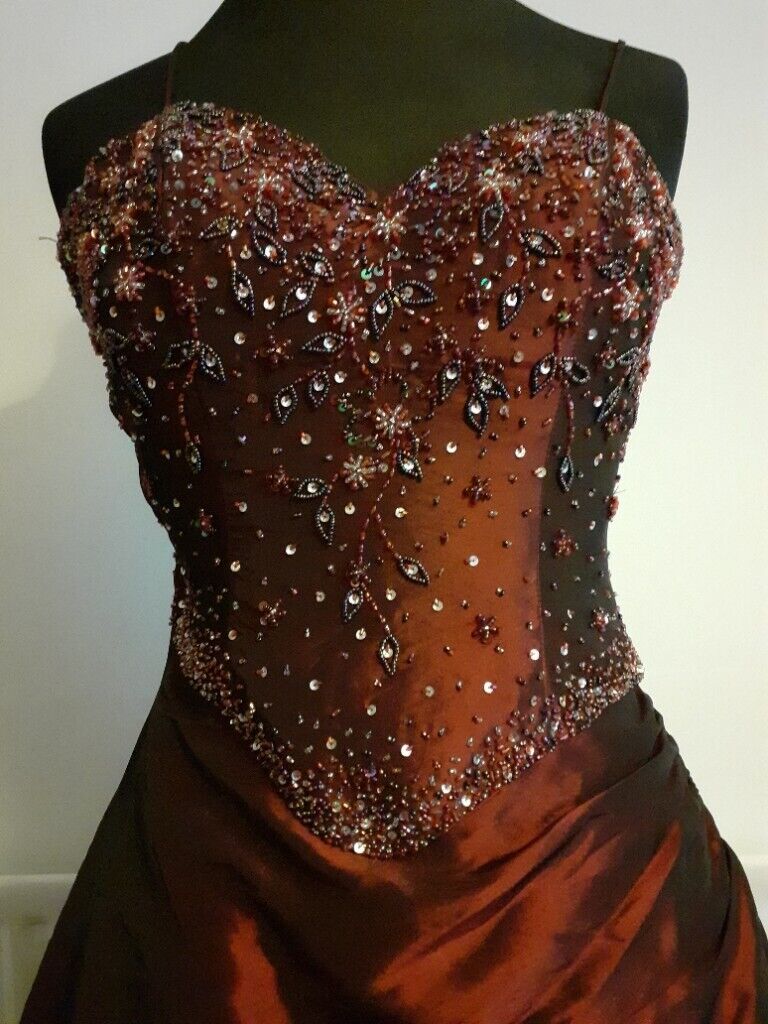 image for Dark Red Size 8 Prom Dress