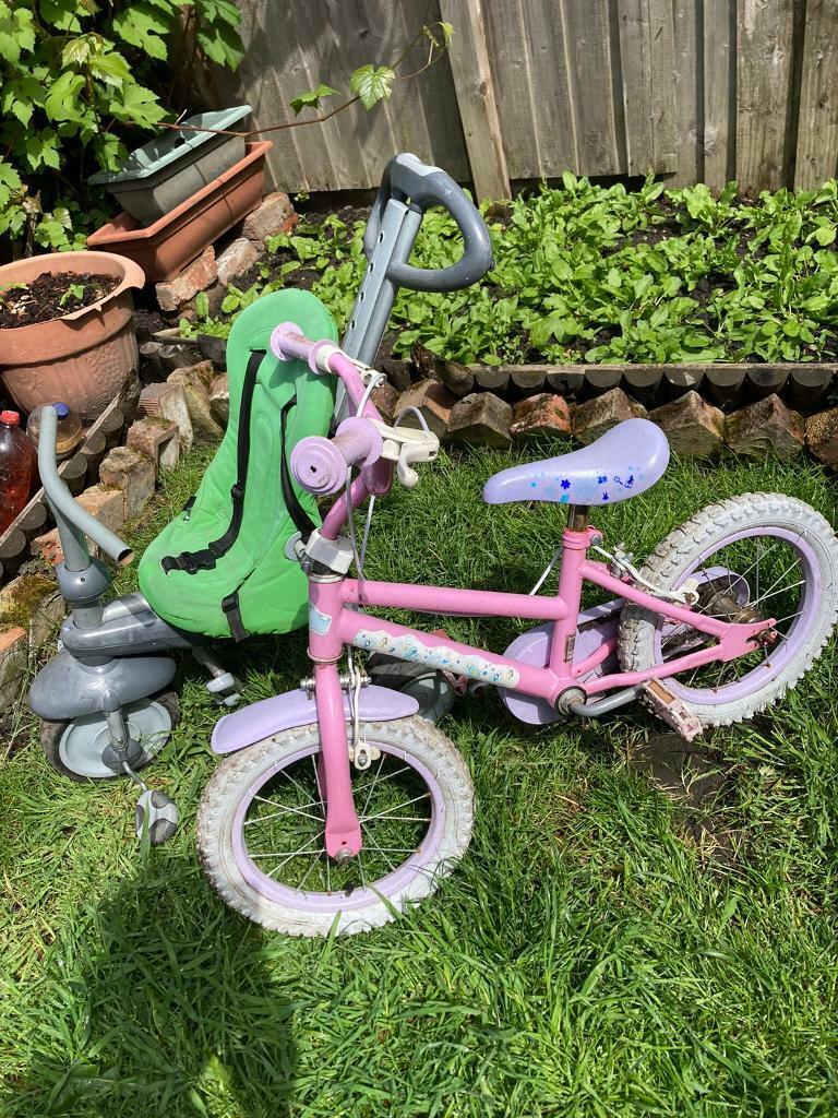 image for Child bike & scooter & Push Chair & food table