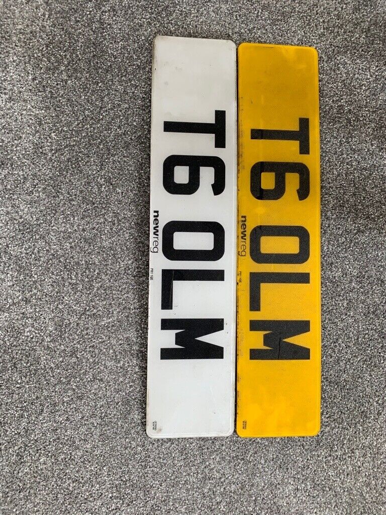 image for T6 OLM car number plate