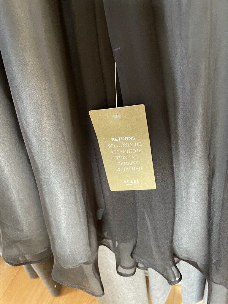 EVENING  MAXI DRESS CHIFFON- From Coast dress size 12 BRAND NEW WITH TAGS HAS NEVER BEEN WORN 