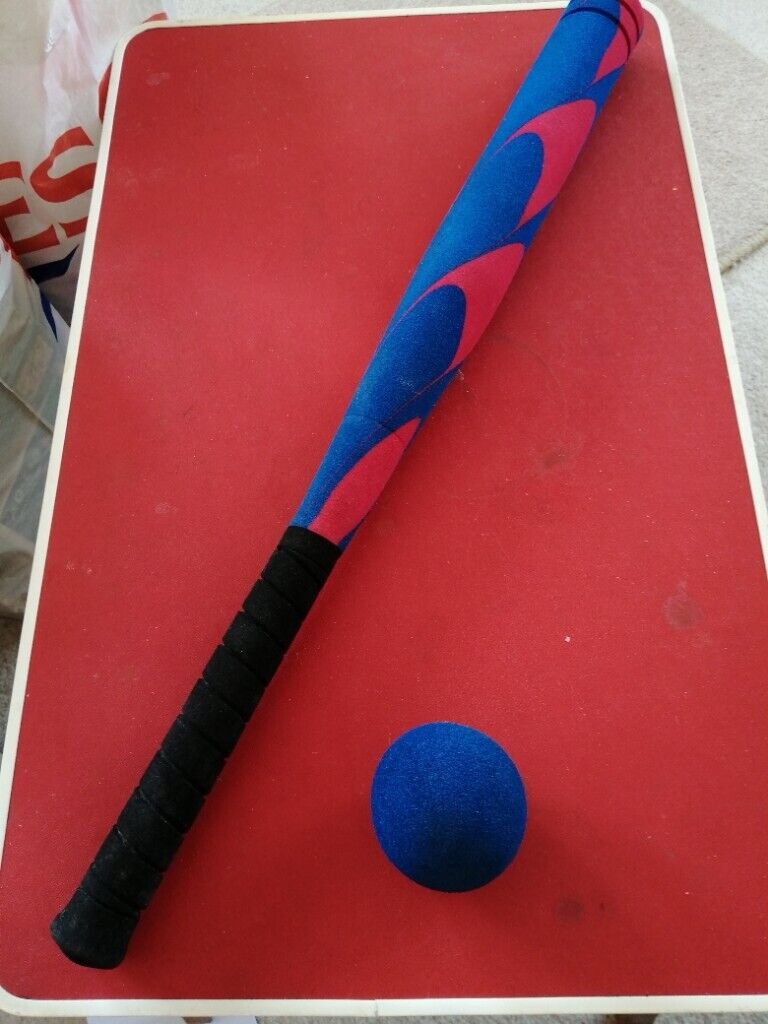 A soft / foam bat and ball set ideal for rounders 
