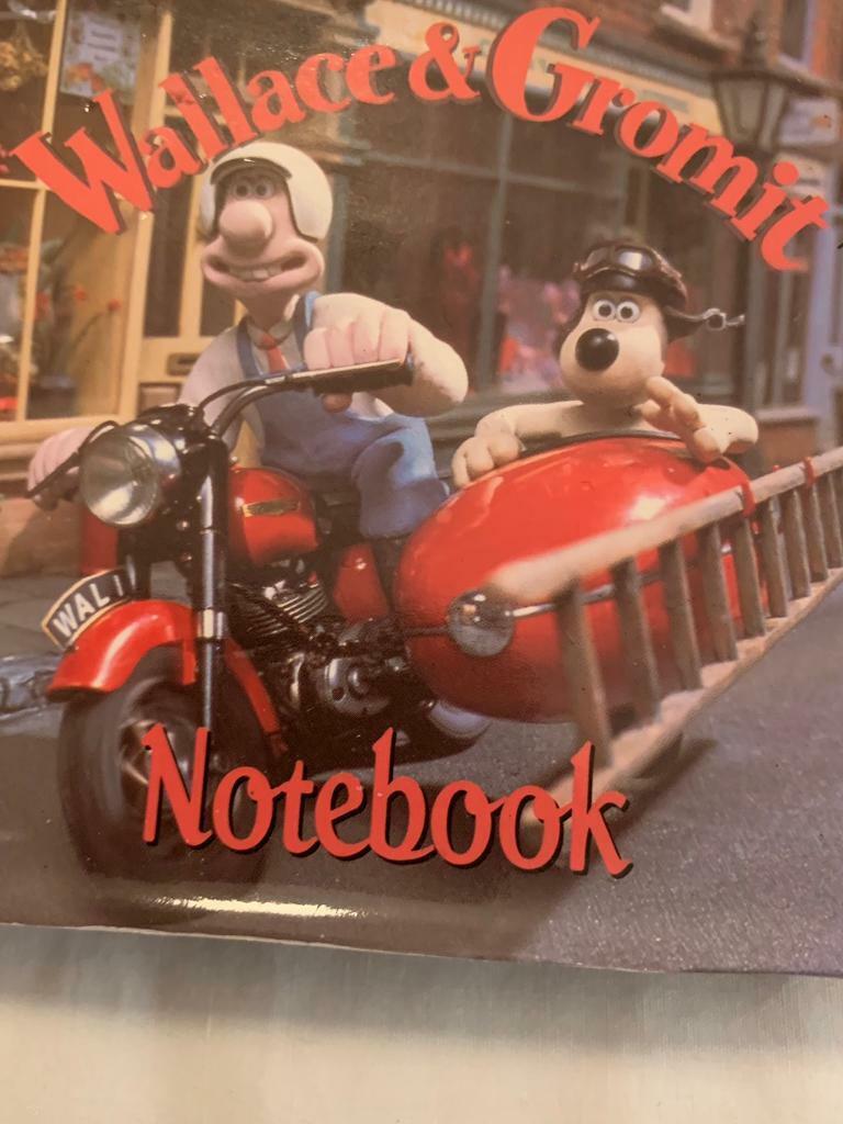 image for Reduced again! Vintage 1996 Wallace & Gromit Small Hardback Notebook