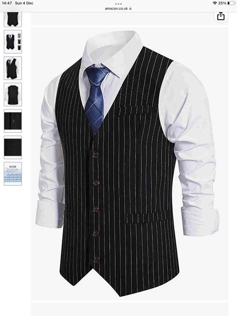 NEW.  Party Waist coat -1920’s