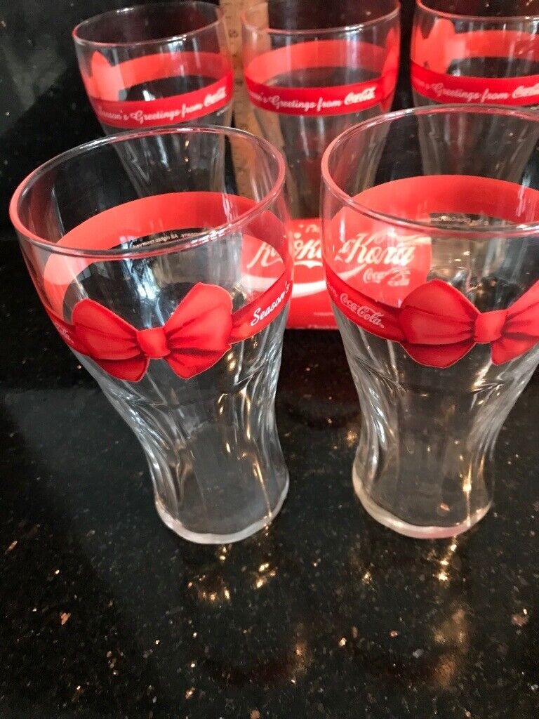 Vintage Coca-Cola glasses