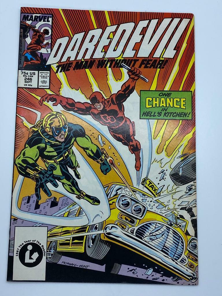 Daredevil Comic Book Vol 1 #246 Sep 1987 - One Chance In Hell's Kitchen! - Marvel Comics - Near Mint