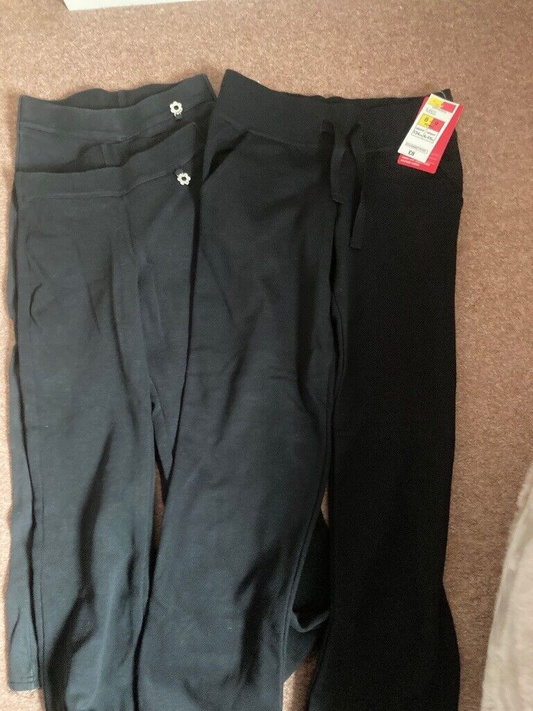 Girls Black Joggers bundle