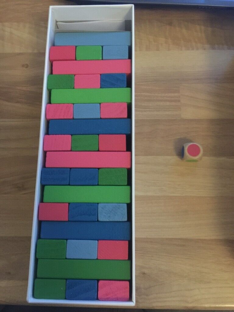 Jenga tower game-Klodsmajor stacking tower game-Family game. Brand New