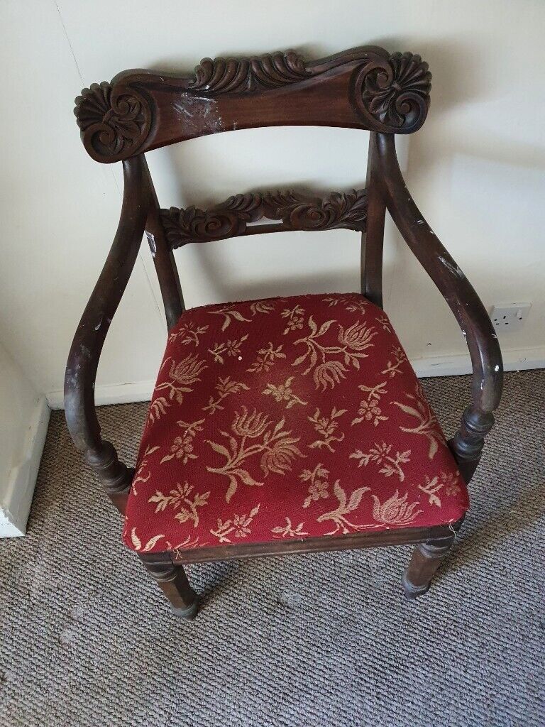 image for William lV elbow desk chair 