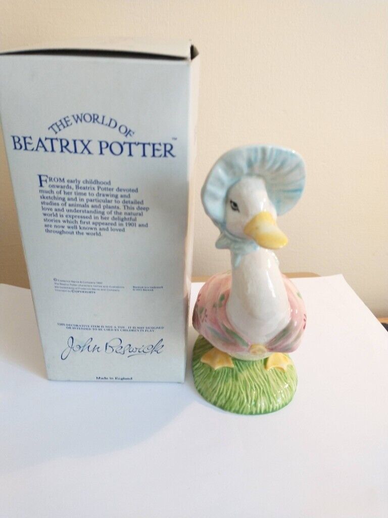 Beatrix Potter Jemima Puddle Duck - BESWICK CENTENARY 100 YEARS 1894 - 1994