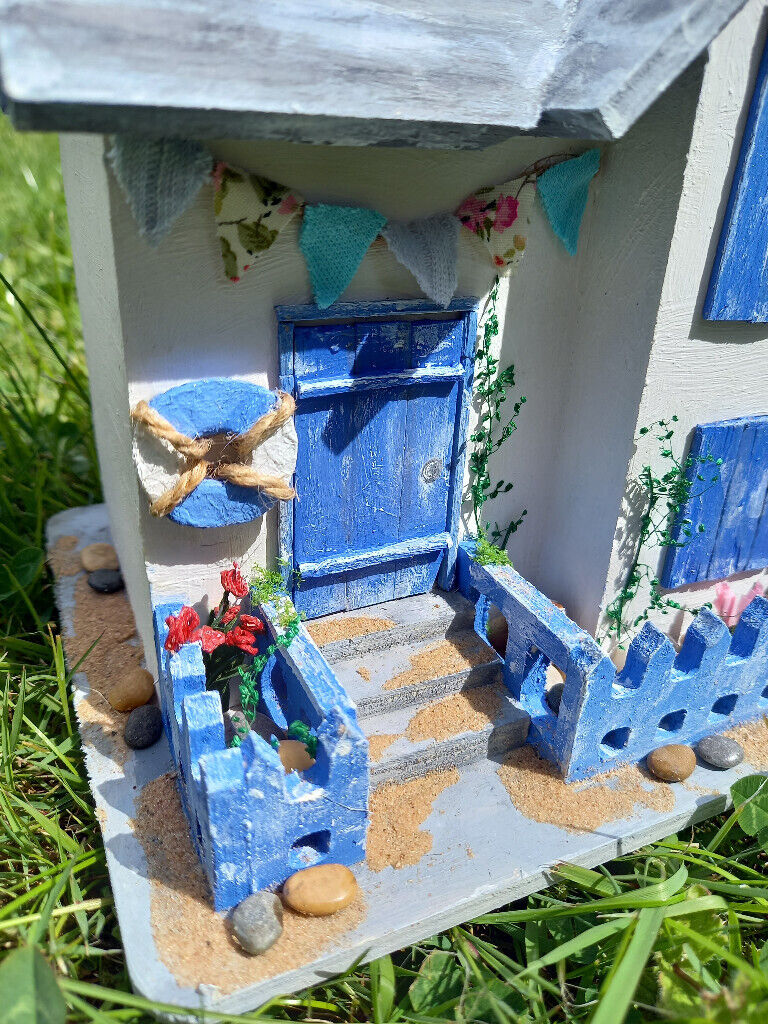Unique, one off hand painted wooden beach house