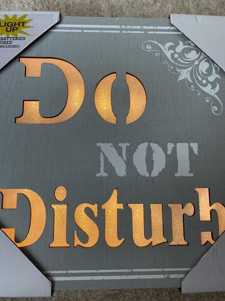 image for Unwanted gift light up do not disturb picture