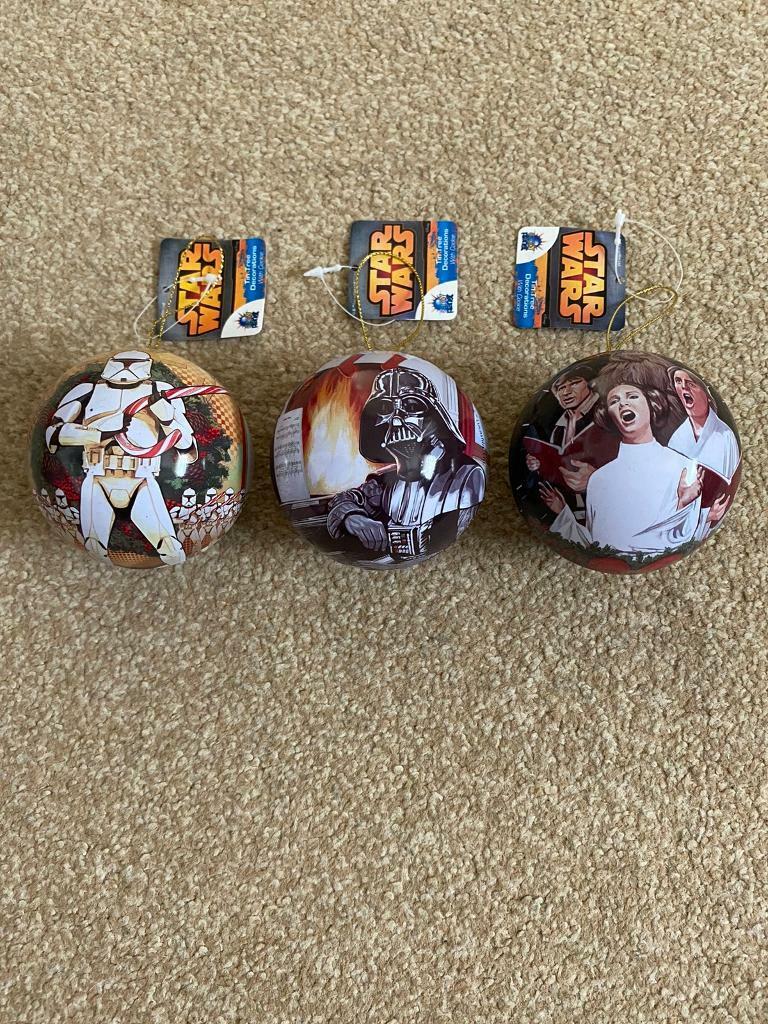 Star Wars Tin Bauble Xmas Decoration - Darth Vader 
