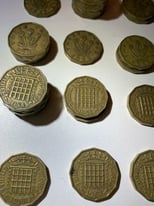 Three Pence Coins ~ Job lot ~ Old Coins