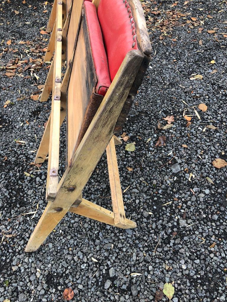 Vintage folding theatre/church seats