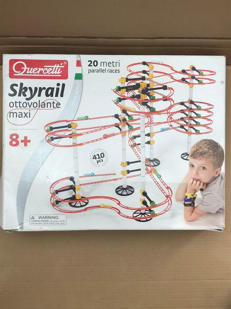 image for Huge Marble Run - Quercetti Skyrail Ottovalante Maxi for Kids & Adults