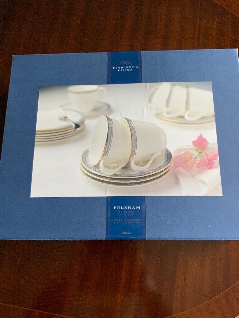 New boxed M&S fine bone China Felsham pattern