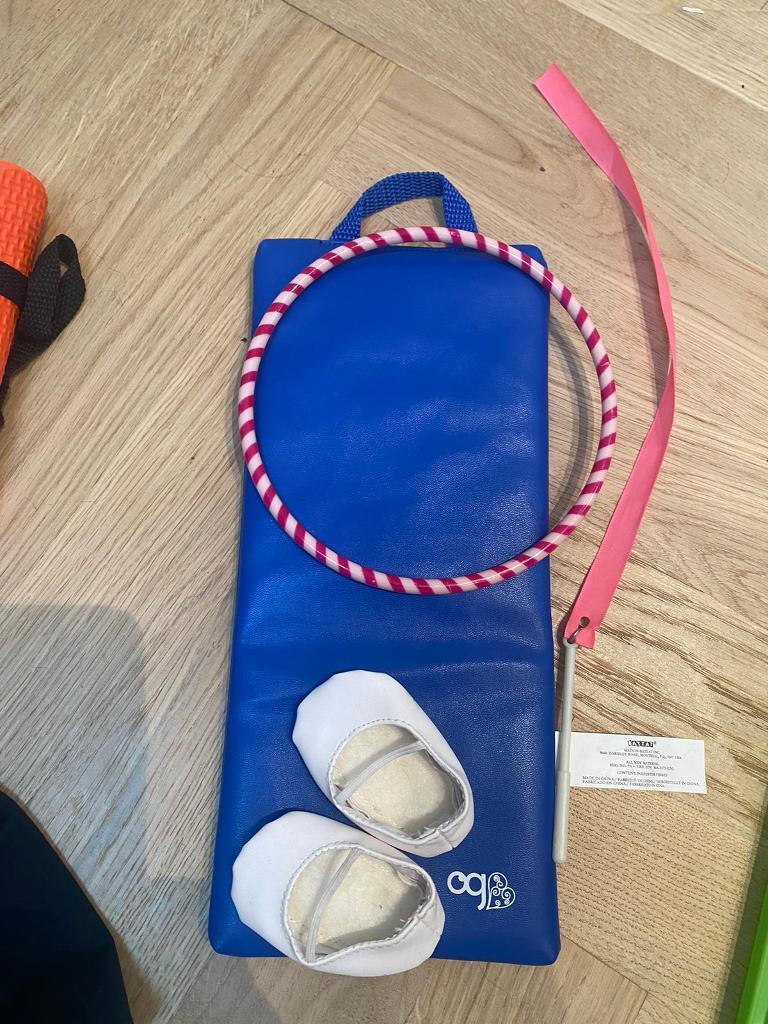Our Generation gymnastic set and accessories 