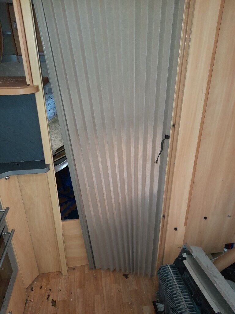 Caravan fabric divider door