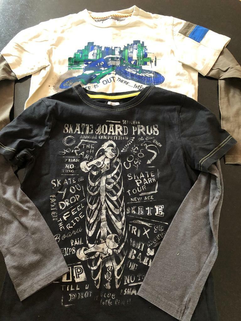 image for Two long sleeve tops-shirts age 10 to 11 Fat Face F&F