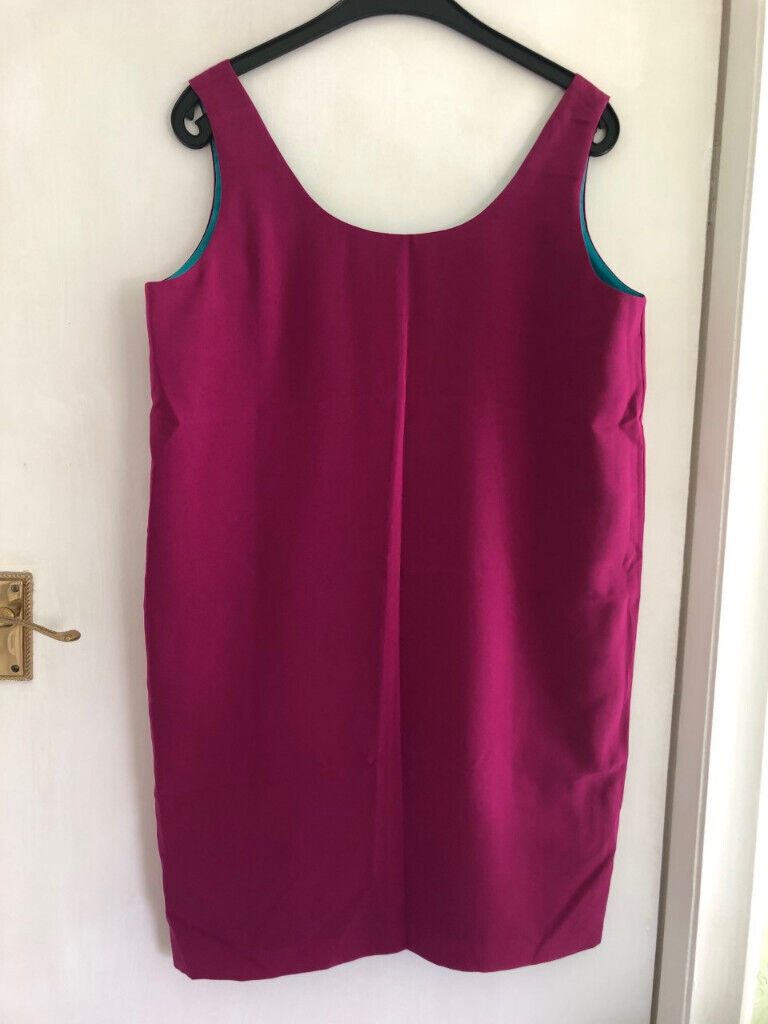 Sleeveless round neck dress by Next.  