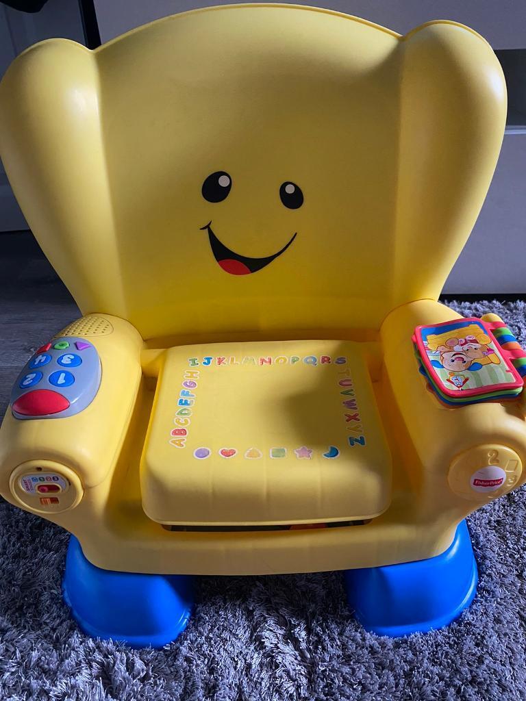 Fisher price laugh & learn yellow chair 