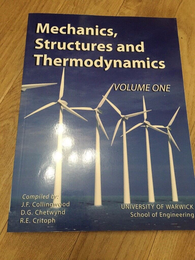 image for Engineering Mechanics, Structures and Thermodynamics volume 1...book never used as left course early