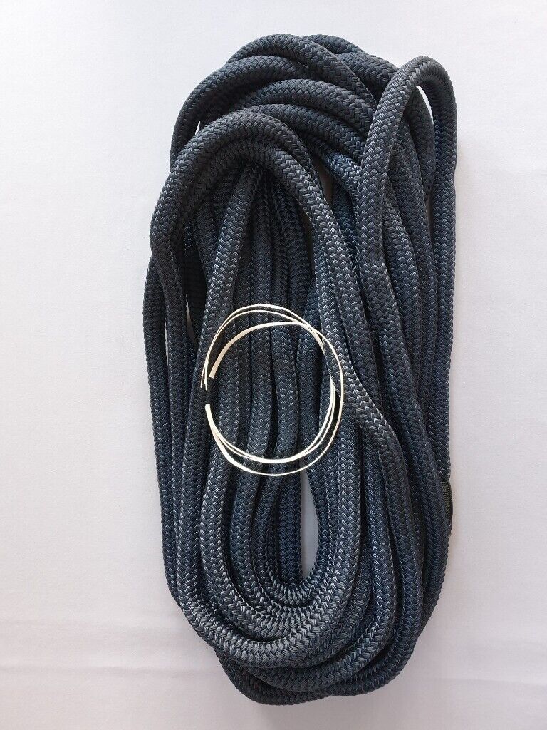 Marlow Marina Grande–12 Strand Core & 24 Plait Opti-Twist Cover, Navy, 24mm Mooring Rope (Qty 20m)