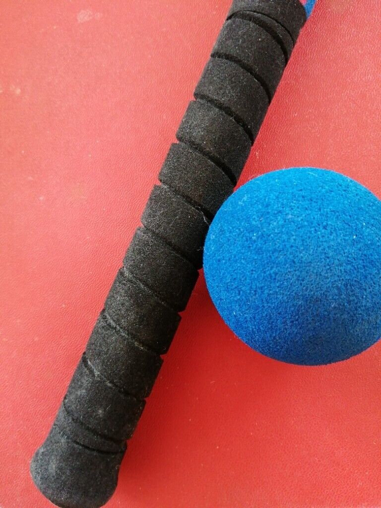 A soft / foam bat and ball set ideal for rounders 
