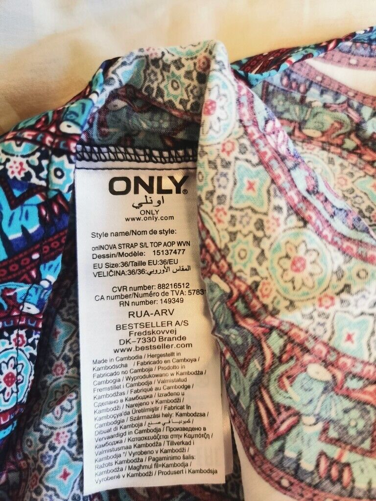 ONLY cute women's summer top / EU 36 / worn once