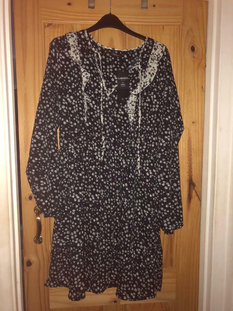image for New with label - Limited edition - Marks and Spencer Flower dress