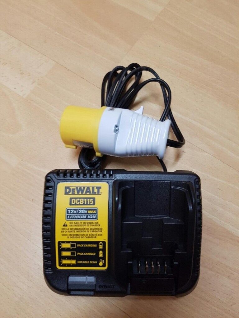 DeWalt DCB115 10.8v-12v-18v-20vXR Slim & Fast Battery Charger 110v in World 2018