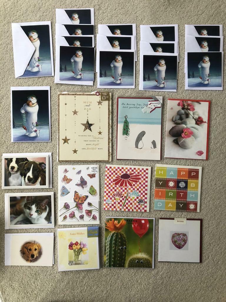 image for 31 Greeting cards: Christmas, Happy Birthday, Mother’s Day, Easter and blank cards. All new