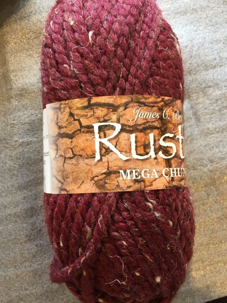 JAMES C BRETT RUSTIC MEGA CHUNKY KNITTING WOOL FLECK YARN 5X100G BALLS