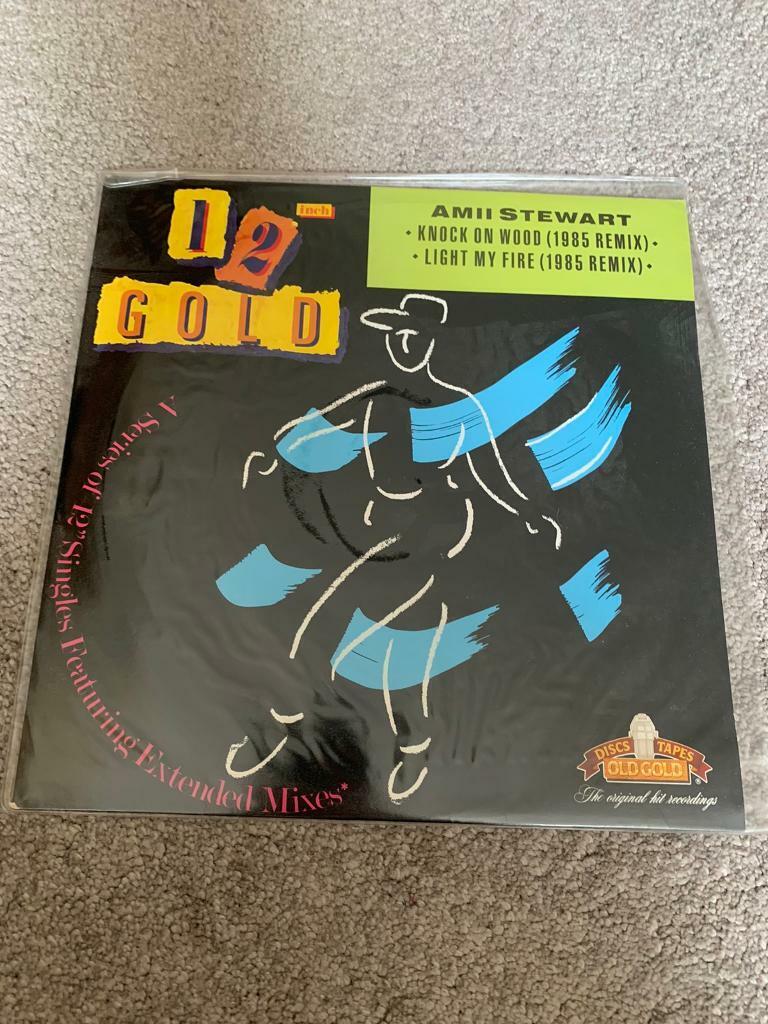 image for Amii Stewart - Knock on Wood / Light My Fire (85 Remix) 12” Vinyl Record 
