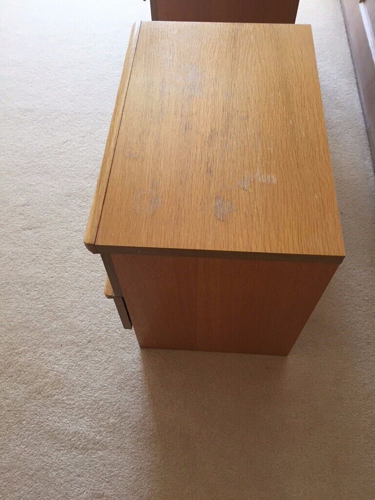 Bedside tables x 2 by Heals