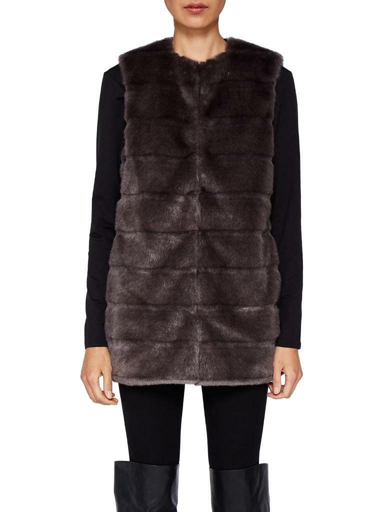 TED BAKE FAUR FUR GILET RRP 199