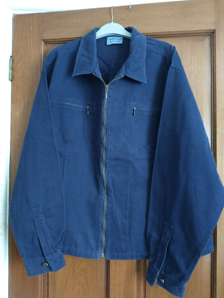 image for  JACKET(CASUAL). SIZE 22/24. Navy, suede effect look. Washable. New cond.