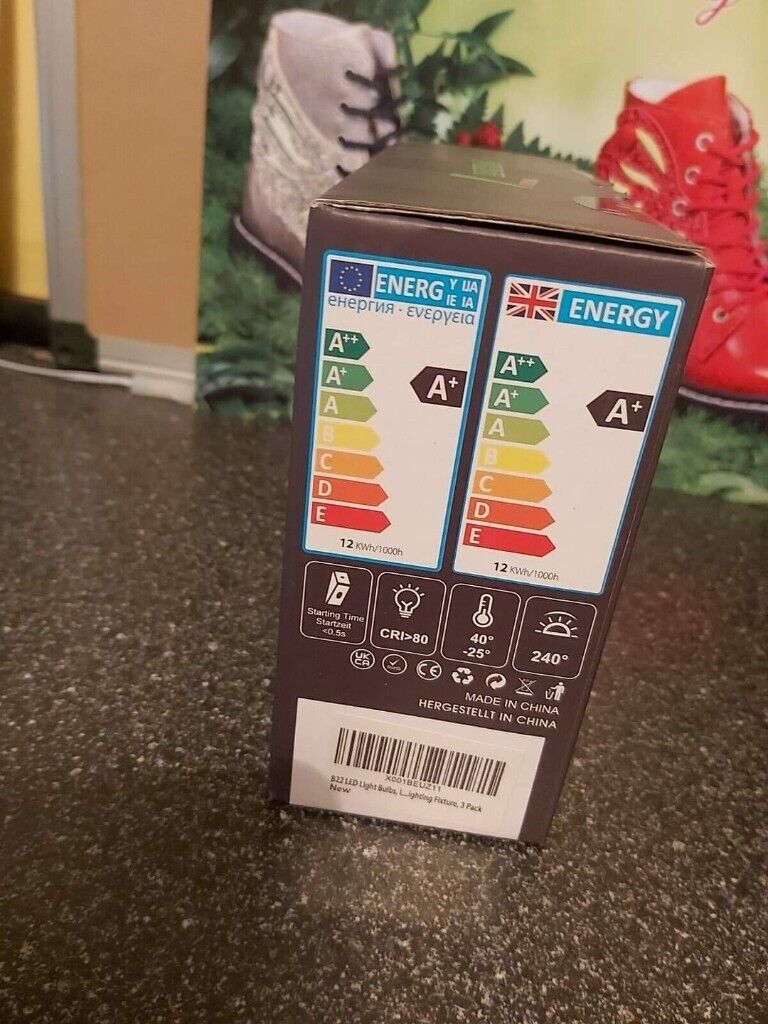 LOHAS A60 Bayonet LED Light Bulb 6000k 