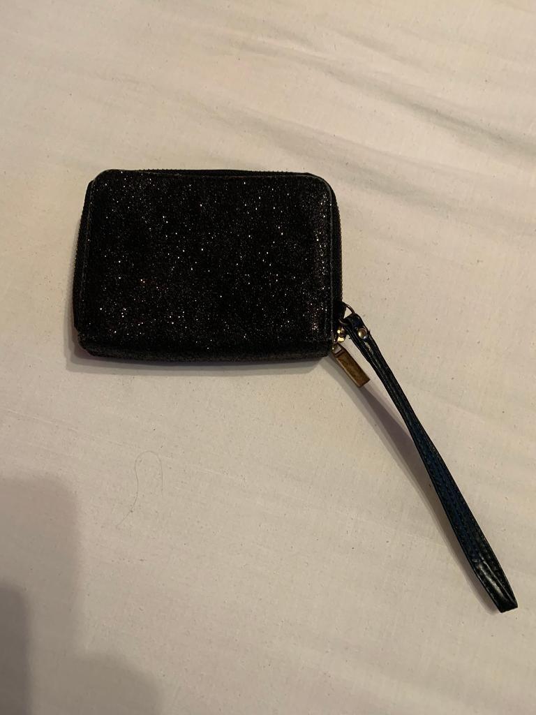 image for Black sparkling purse bag