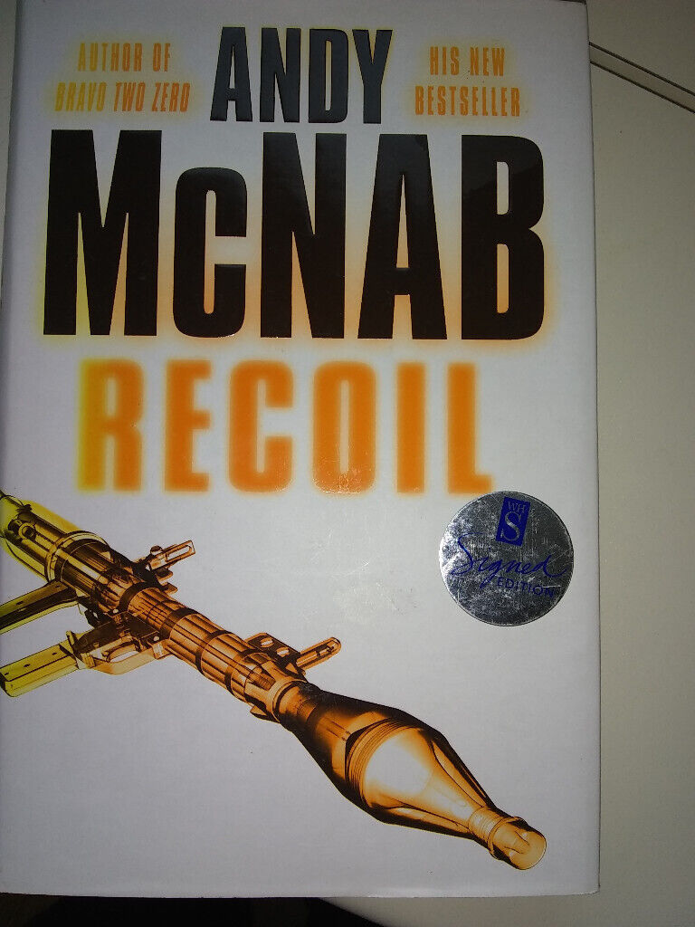 image for ANDY MCNAB SIGNED HARDBACK EDITION - RECOIL  NICK STONE THRILLER
