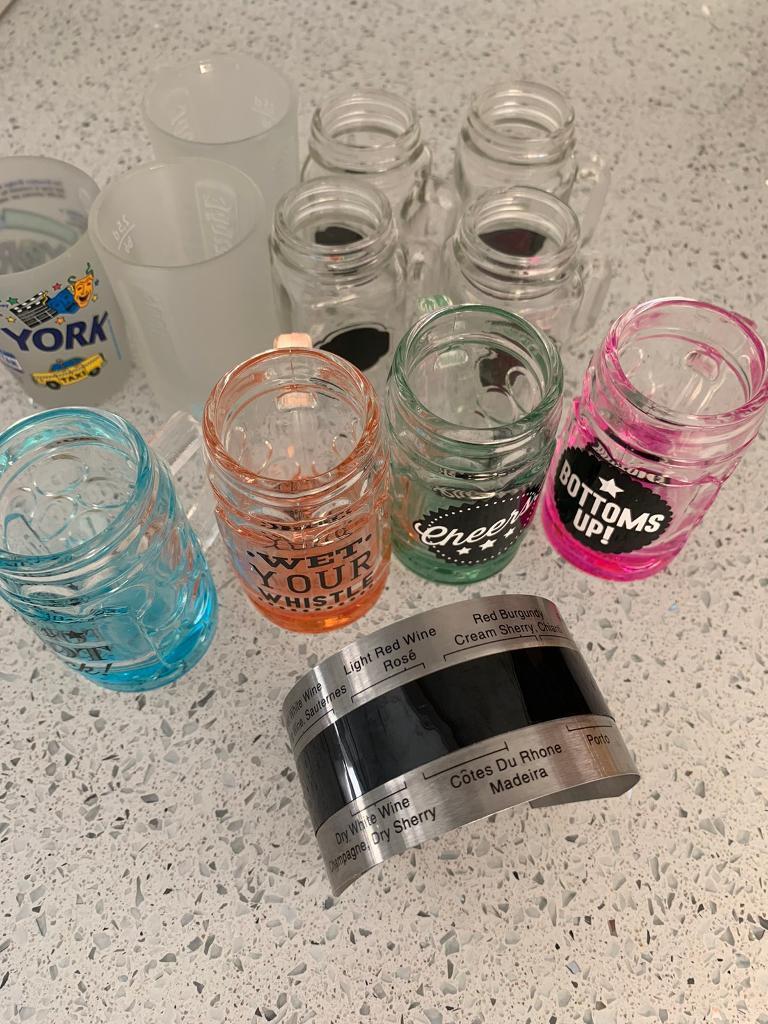 image for Shot glasses & Wine collar 