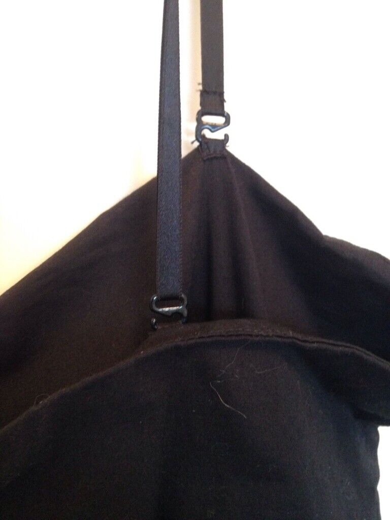 Ladies Beautiful Black Dress By JACOB Size 3/4 Canada 6/8 Uk (Brand New)